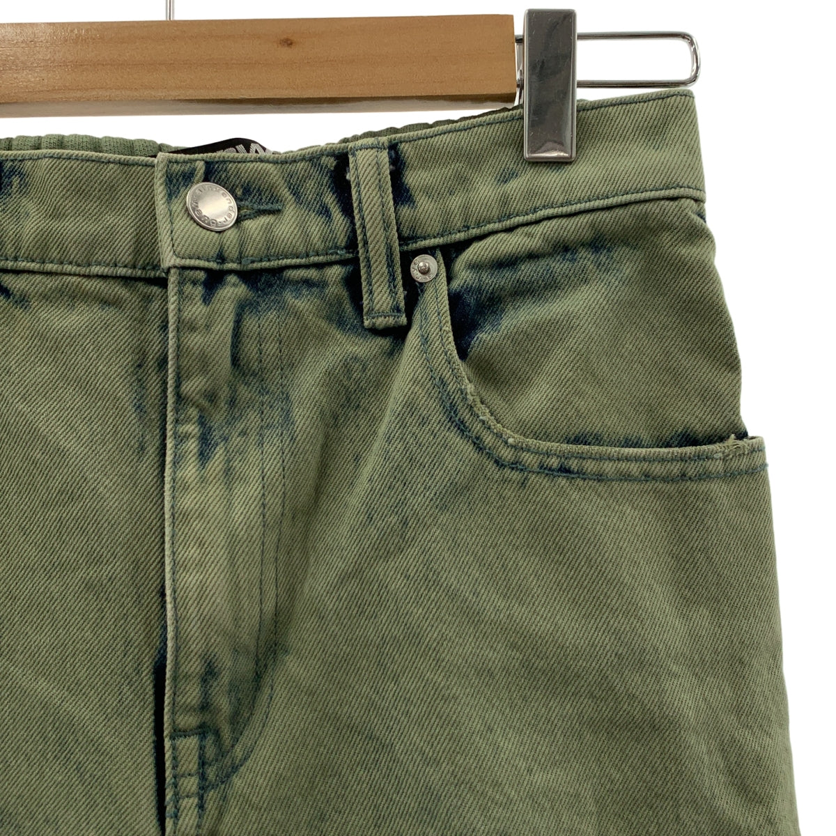 ALEXANDER WANG / アレキサンダーワン | デニム切替 スウェット パンツ | 25 | レディース