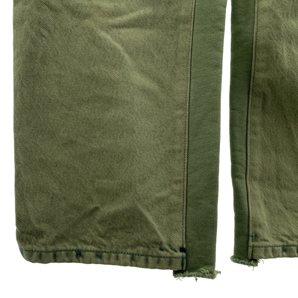 ALEXANDER WANG / アレキサンダーワン | デニム切替 スウェット パンツ | 25 | レディース