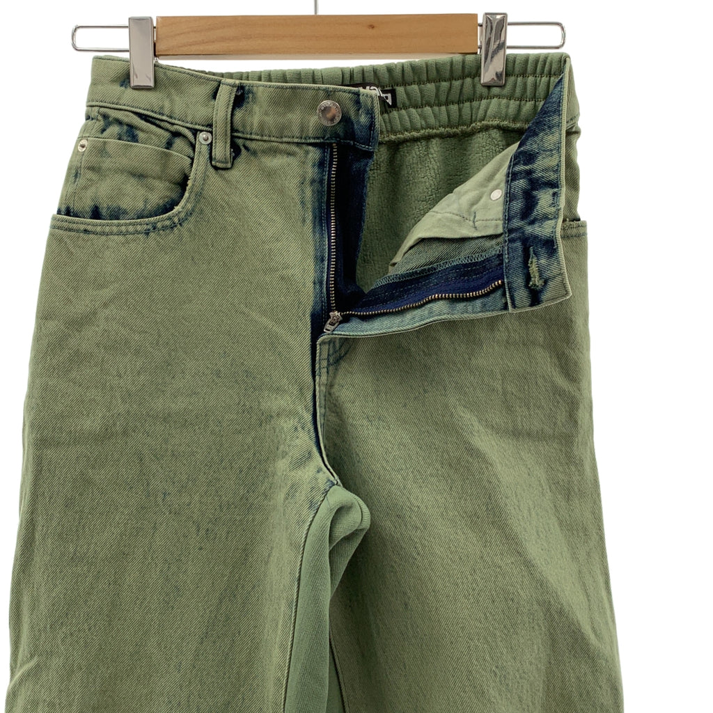 ALEXANDER WANG / アレキサンダーワン | デニム切替 スウェット パンツ | 25 | レディース