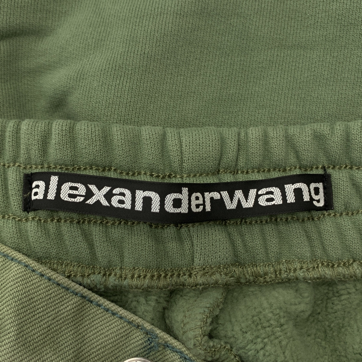 ALEXANDER WANG / アレキサンダーワン | デニム切替 スウェット パンツ | 25 | レディース