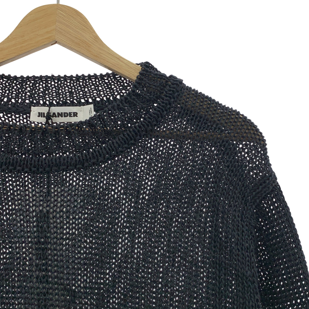 JIL SANDER / 질산더 | 2018SS | 린넨 로게이지 니트 풀오버 | 52 |