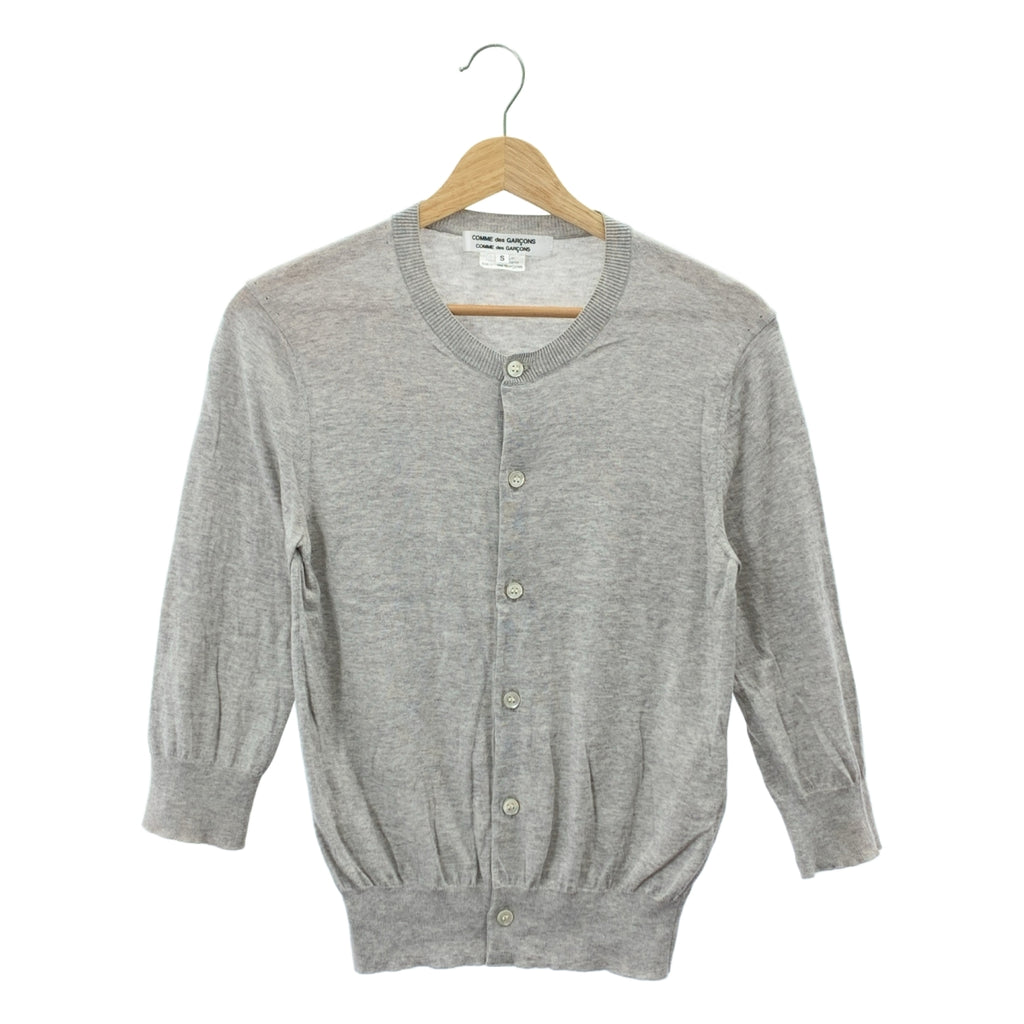 COMME des GARCONS COMME des GARCONS / コムコム | 2018SS | コットン クルーネック カーディガン | S | レディース
