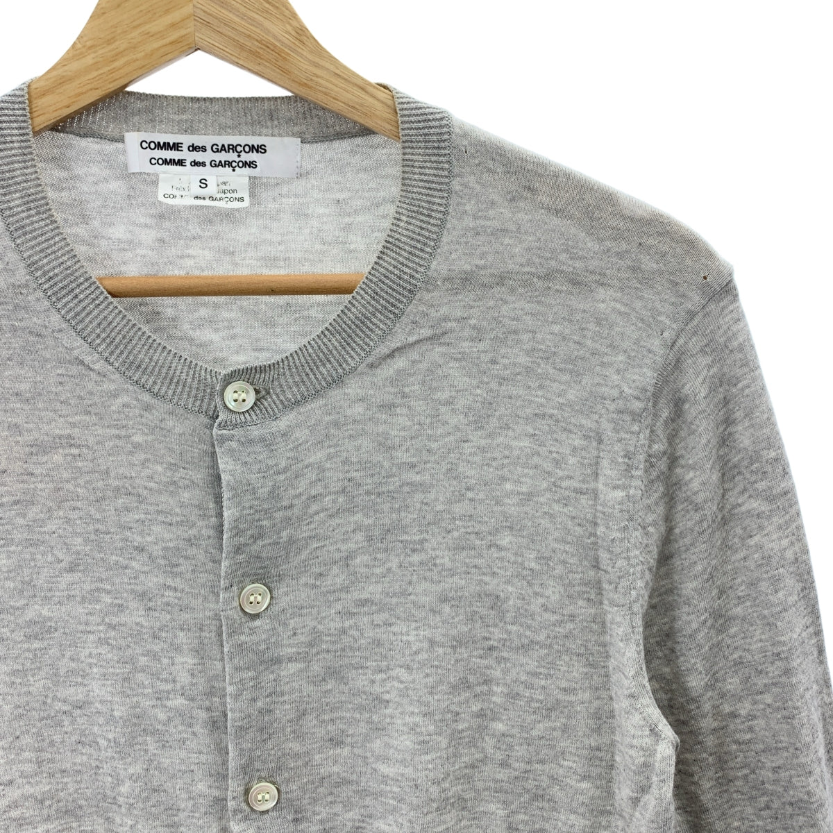COMME des GARCONS COMME des GARCONS / コムコム | 2018SS | コットン クルーネック カーディガン | S | レディース