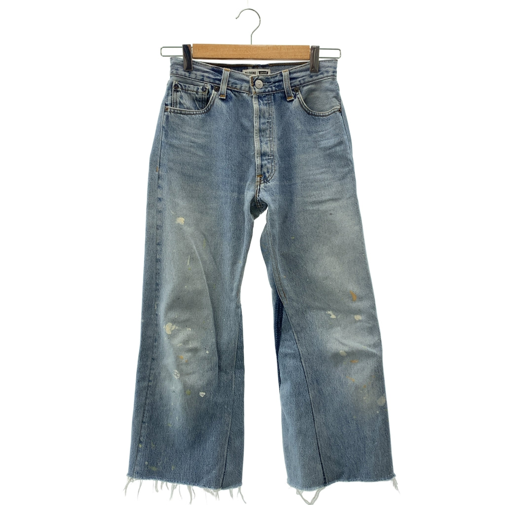 RE/DONE / 리단 | × Levi's / 501 재구성 페인트 컷오프 플레어 팬츠 | 24 |