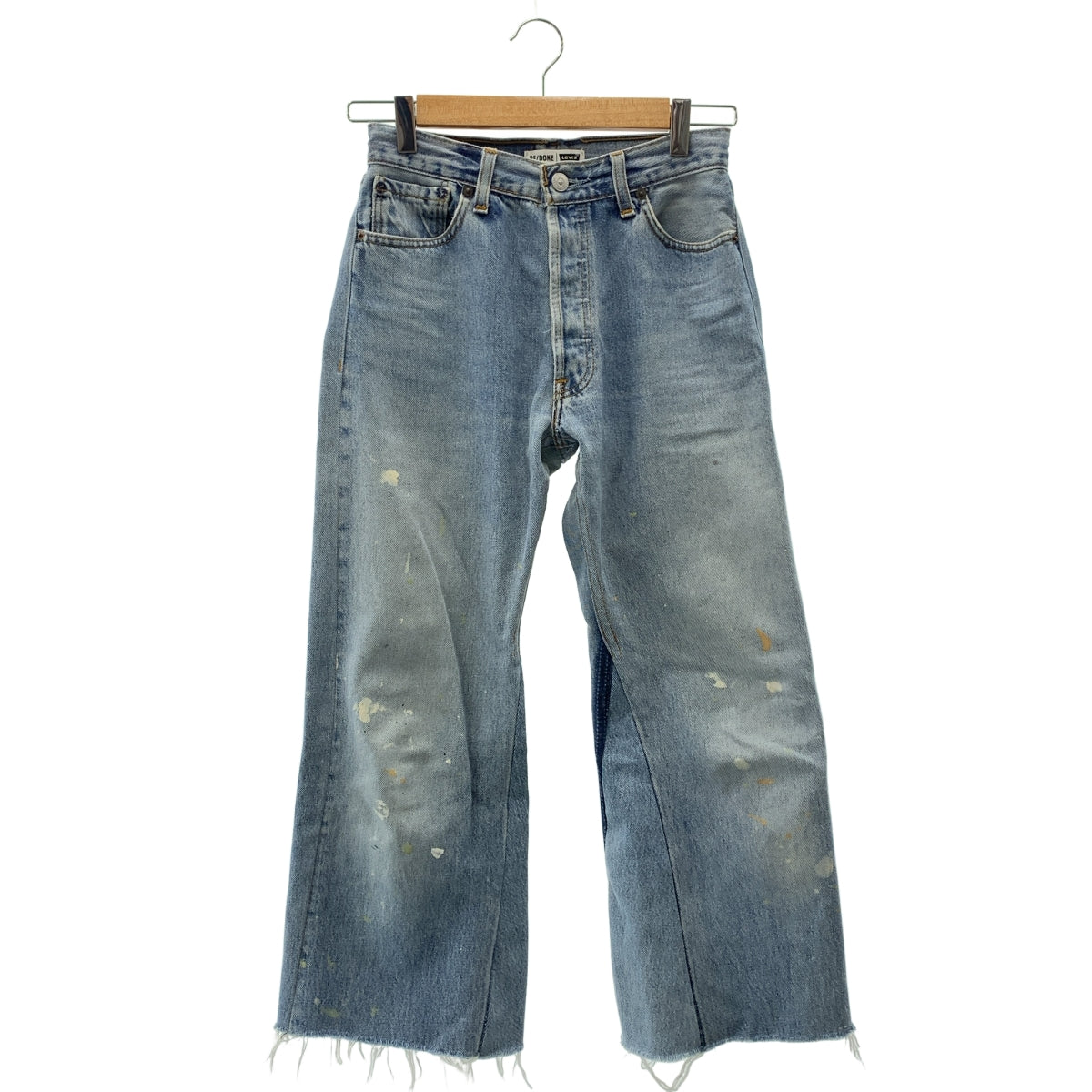 RE/DONE / 리단 | × Levi's / 501 재구성 페인트 컷오프 플레어 팬츠 | 24 |