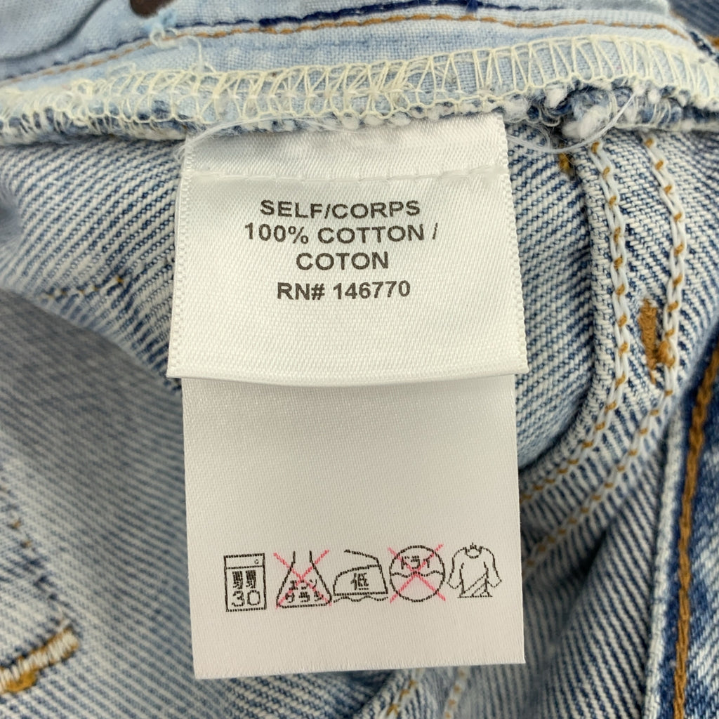 RE/DONE / 리단 | × Levi's / 501 재구성 페인트 컷오프 플레어 팬츠 | 24 |