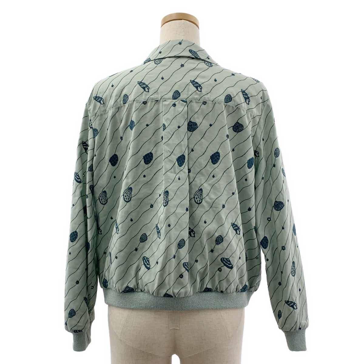 mina perhonen / ミナペルホネン | 2023SS | sea jewel / エンブロイダリー ブルゾン ジャケット | M | レディース