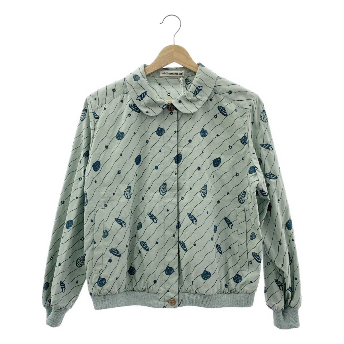 mina perhonen | 2023SS | 海之寶石 / 刺繡寬鬆外套 | M 碼 | 女款