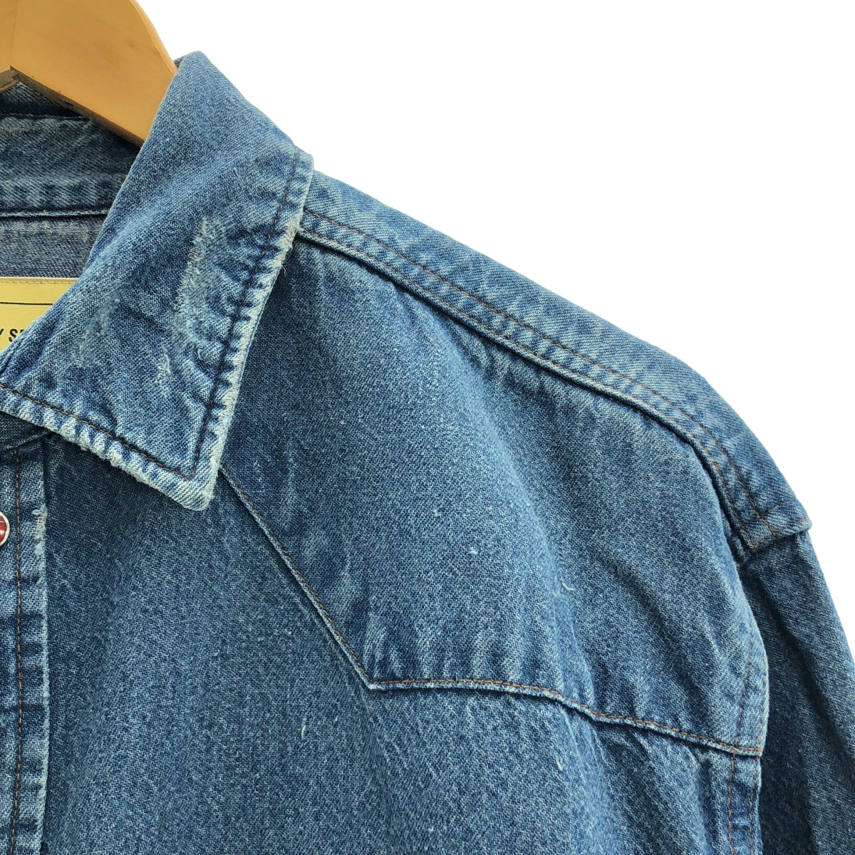 SEVEN BY SEVEN | 復古西部襯衫 | 做舊牛仔西部襯衫 | L碼 | 男款