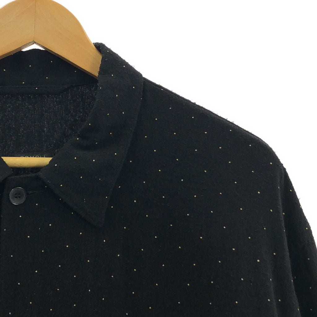 COMOLI / コモリ | 2024SS | シルクノイル ドット シャツジャケット | 3 | メンズ