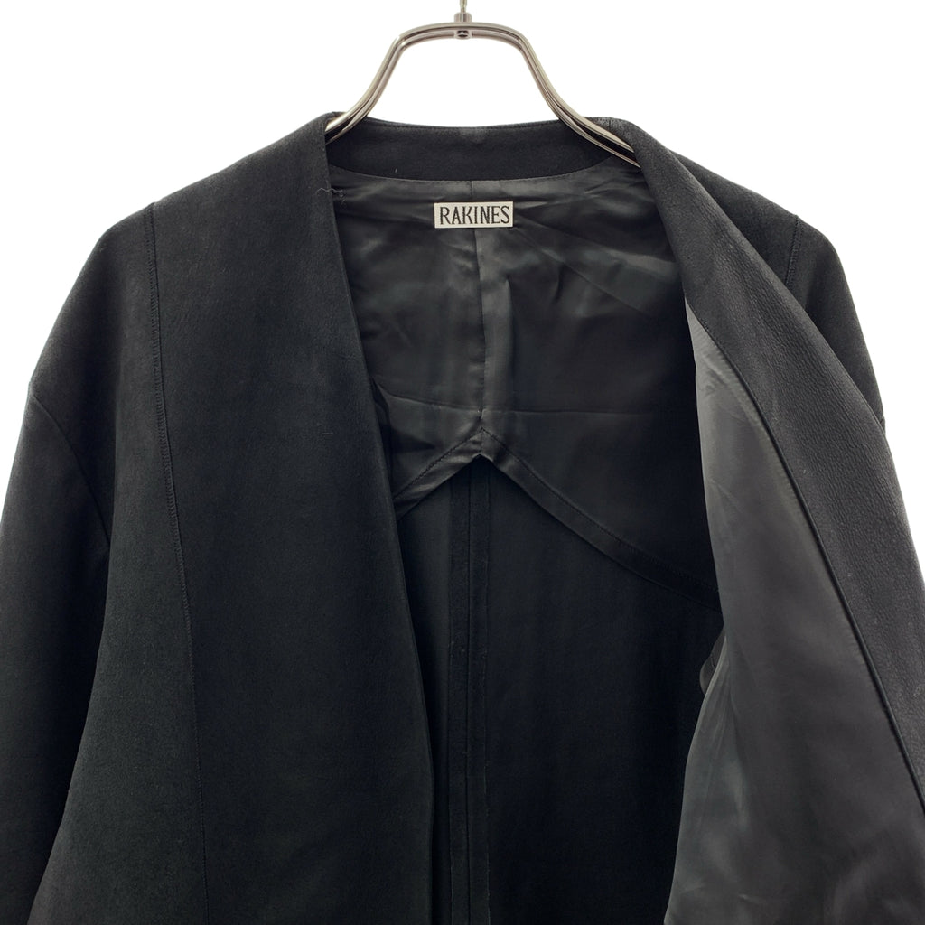 RAKINES / Rakines | × WAGAMAMA GAMAMA 獨家款 / 羊皮無領外套 | 3 |