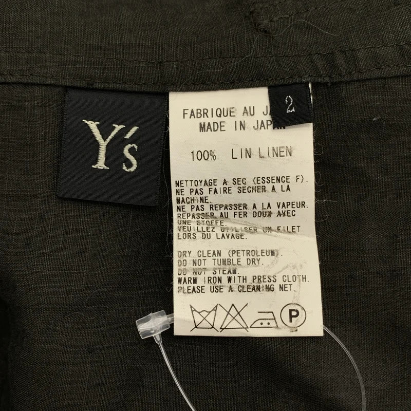 Y's / ワイズヨウジヤマモト | 2009SS | リネン ワークジャケット | 2 | レディース