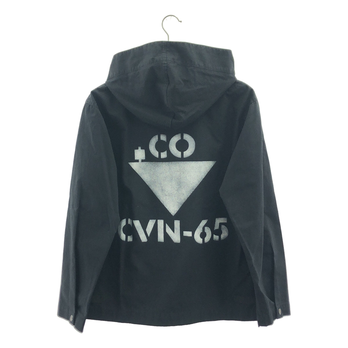 N.HOOLYWOOD | 印花連帽拉鍊外套 | 36碼 | 黑色 | 男款