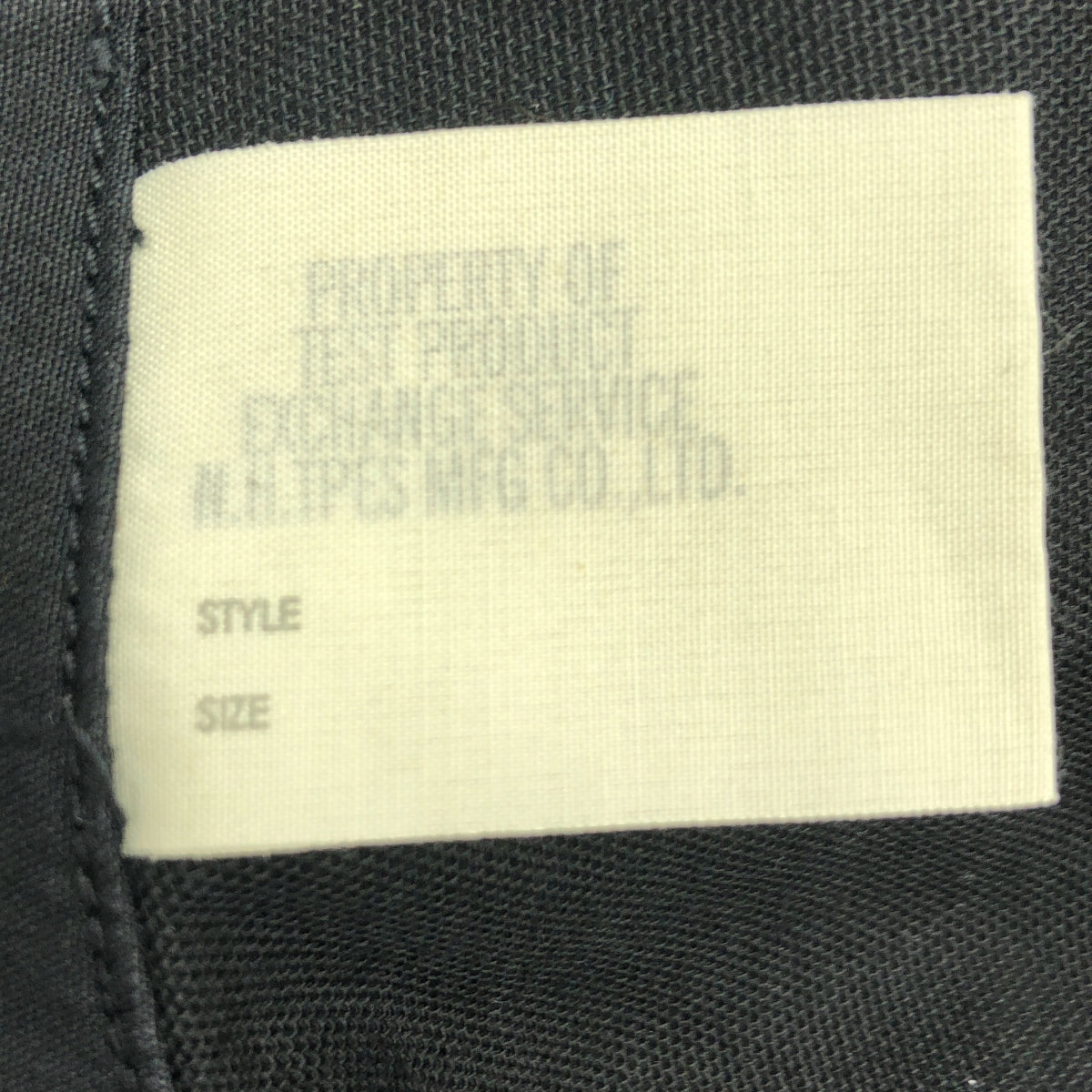 N.HOOLYWOOD | 印花連帽拉鍊外套 | 36碼 | 黑色 | 男款