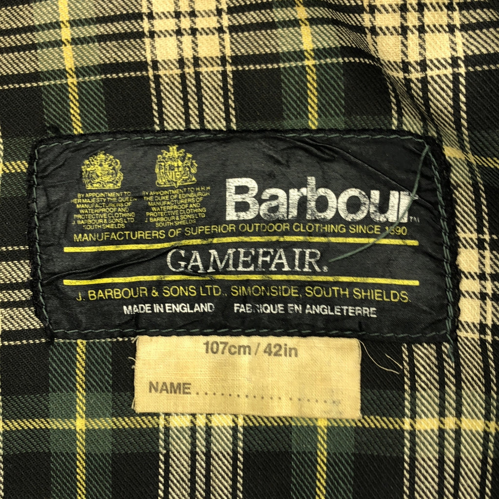Barbour / 바부아 | 1980s Gamefair 게임 페어 재킷 |