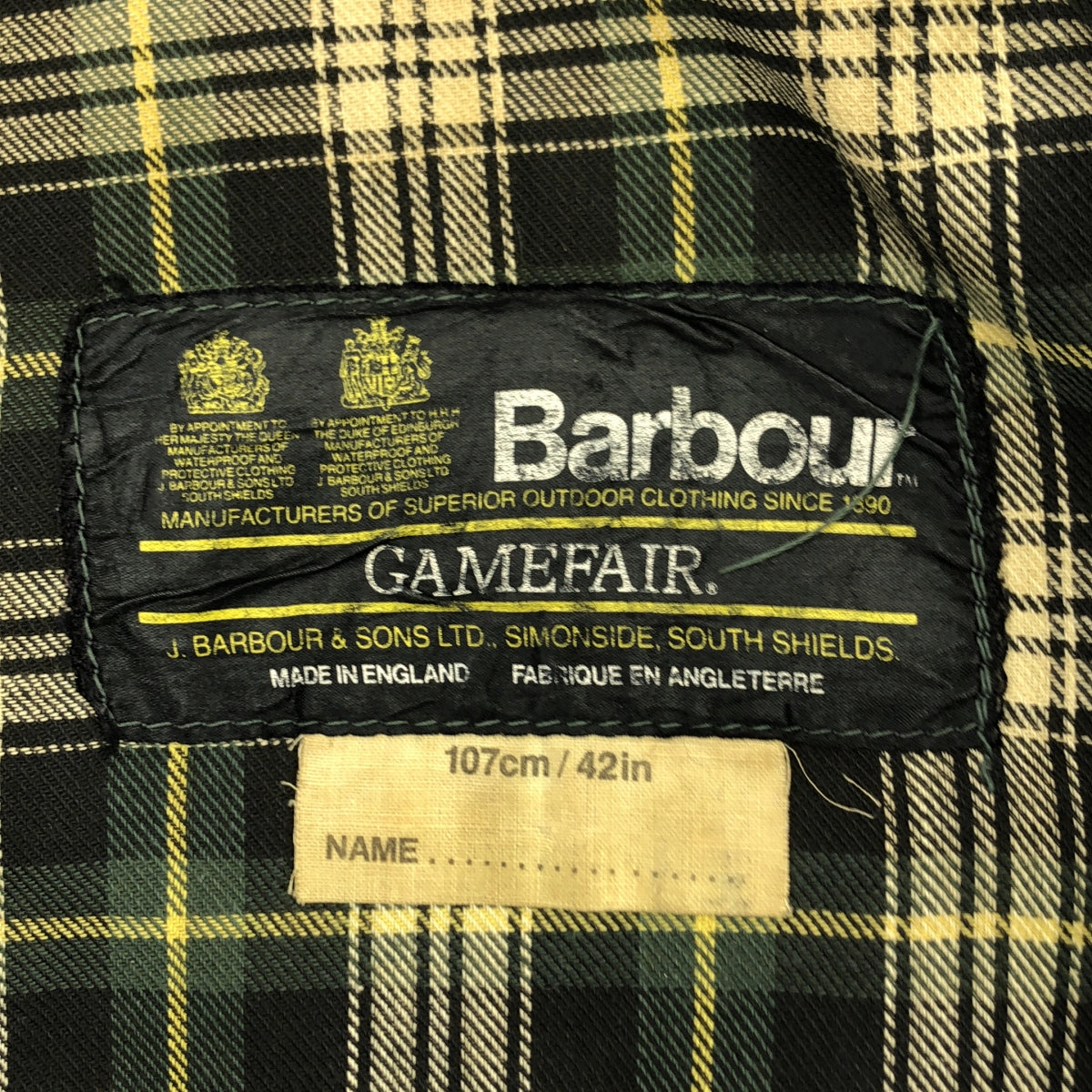 Barbour / 바부아 | 1980s Gamefair 게임 페어 재킷 |