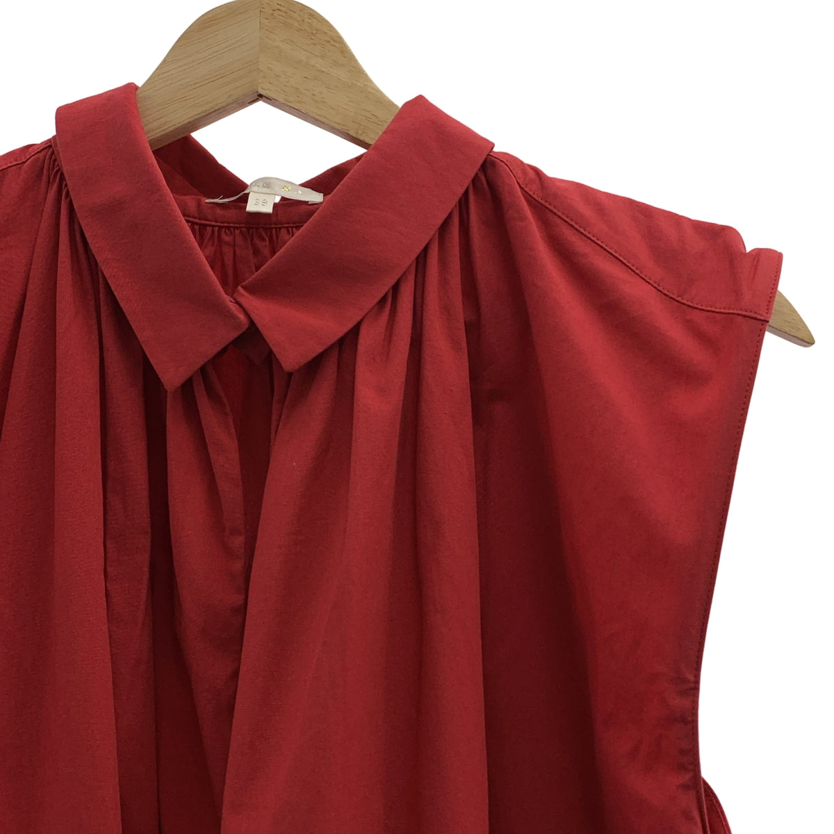 PAULE KA / 폴카 | 사이드 슬릿 주머니가 달린 주머니 볼륨 드레스 원피스 | 38 |