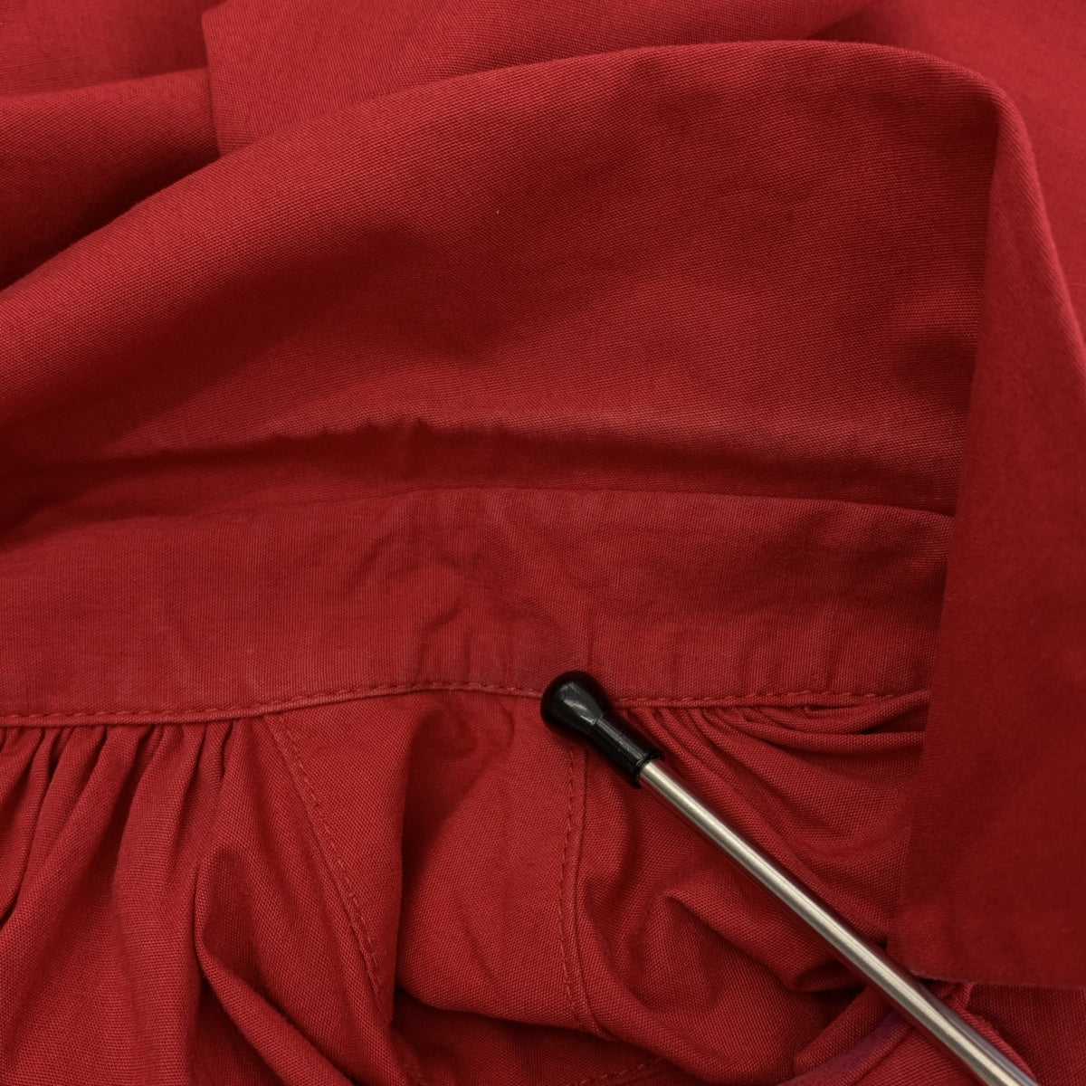 PAULE KA / ポールカ | サイドスリット ポケット付き ギャザー ボリューム ドレス ワンピース | 38 | レディース