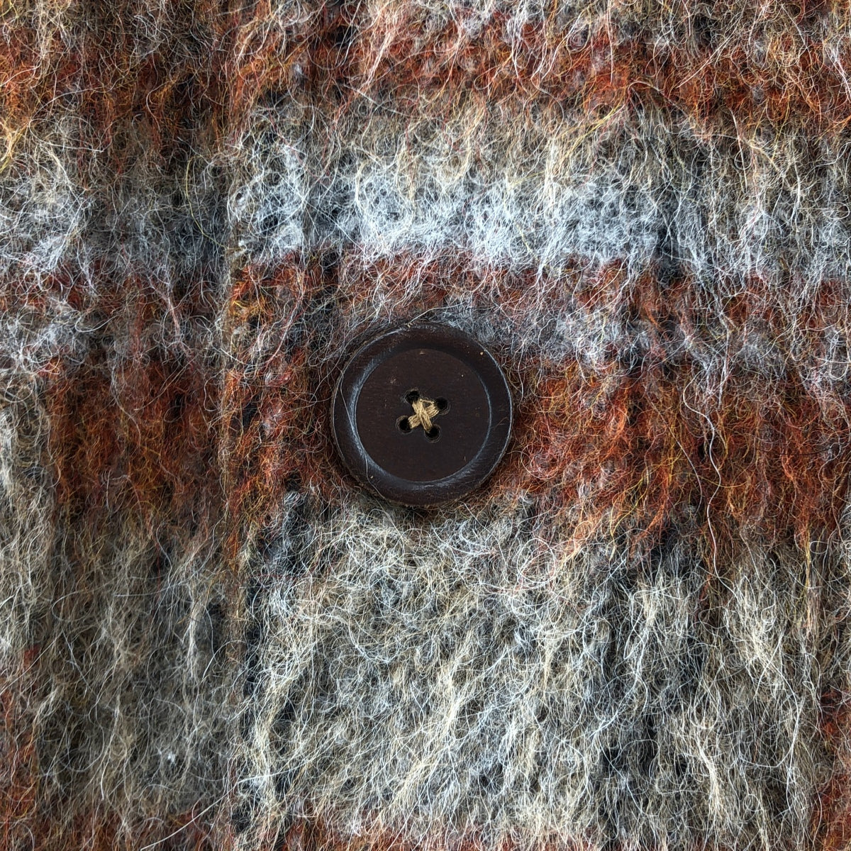 OUR LEGACY / アワーレガシー | 2022AW | CARDIGAN AMENT CHECK MOHAIR / モヘヤ オーバー ニット カーディガン | 46 | メンズ