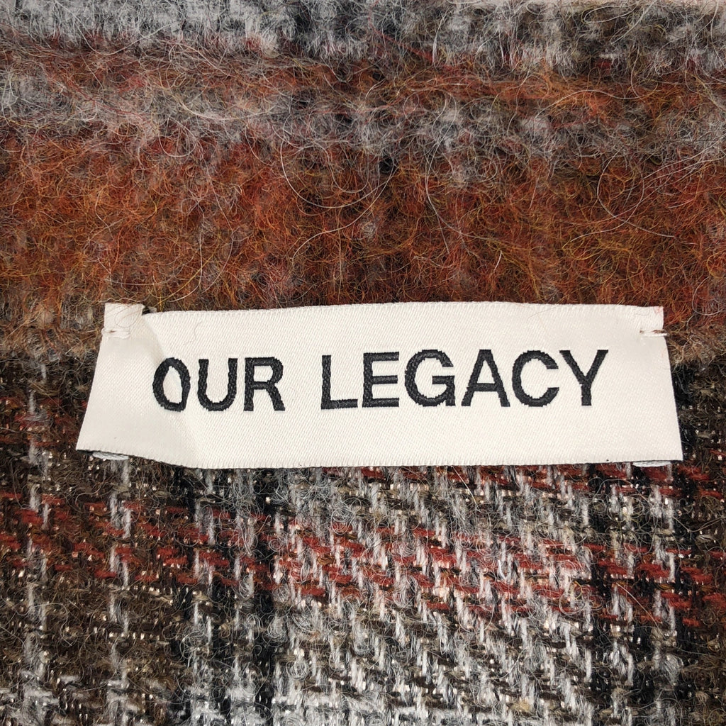 OUR LEGACY / アワーレガシー | 2022AW | CARDIGAN AMENT CHECK MOHAIR / モヘヤ オーバー ニット カーディガン | 46 | メンズ