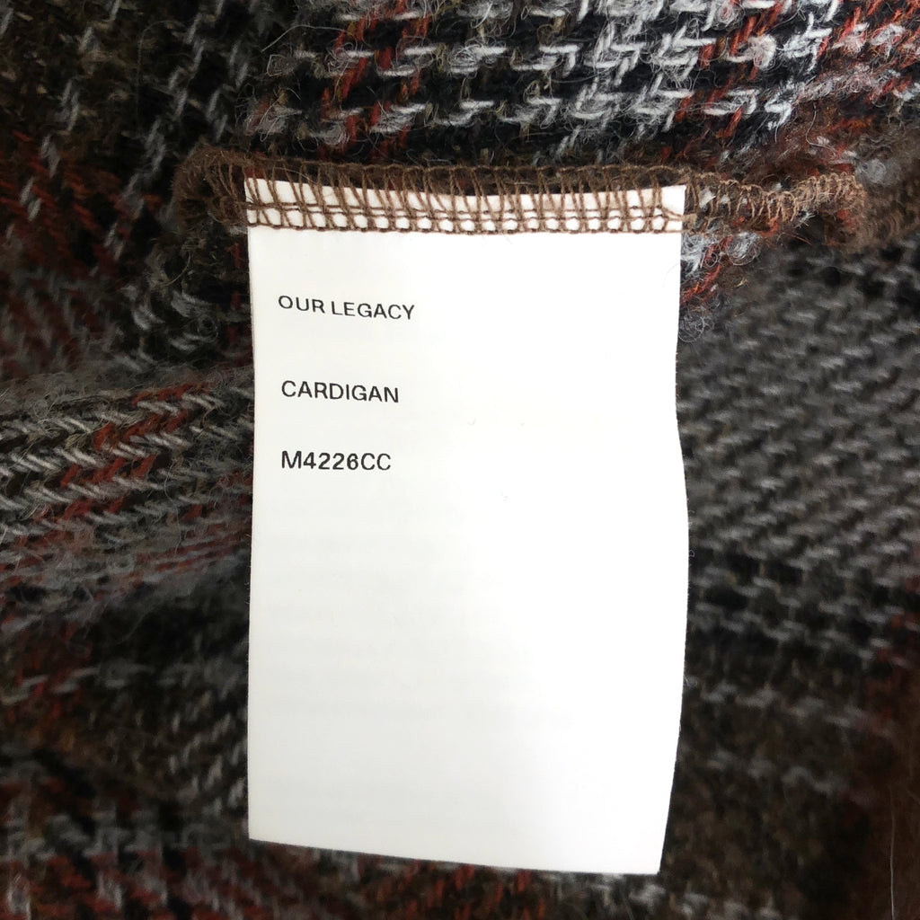 OUR LEGACY / アワーレガシー | 2022AW | CARDIGAN AMENT CHECK MOHAIR / モヘヤ オーバー ニット カーディガン | 46 | メンズ
