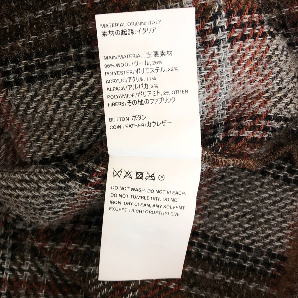 OUR LEGACY / アワーレガシー | 2022AW | CARDIGAN AMENT CHECK MOHAIR / モヘヤ オーバー ニット カーディガン | 46 | メンズ