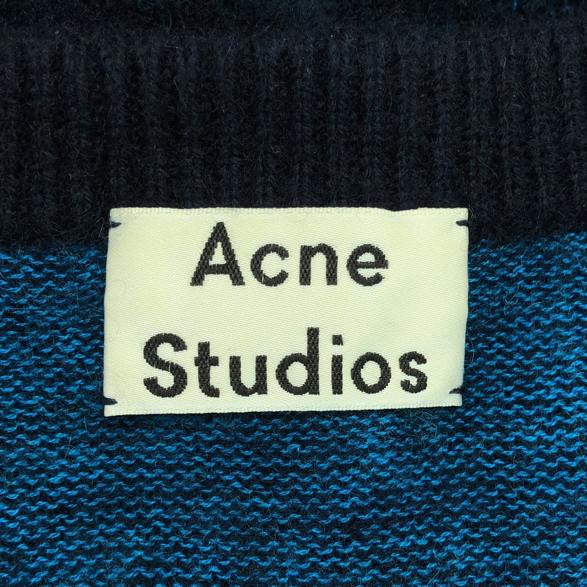 Acne Studios | FN-UX-KNIT000005 Cashmere Crew Neck Knit | S | Navy | Men's