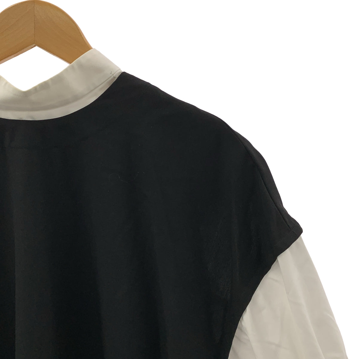 ENFOLD / エンフォルド | LAYERED BALLOON-SLEEVE PULLOVER バルーン プルオーバー シャツ | 38 | レディース