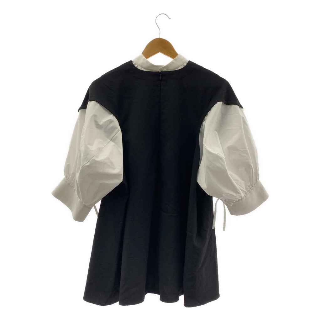 ENFOLD / 엠 폴드 | LAYERED BALLOON-SLEEVE PULLOVER 풍선 풀오버 셔츠 | 38 |