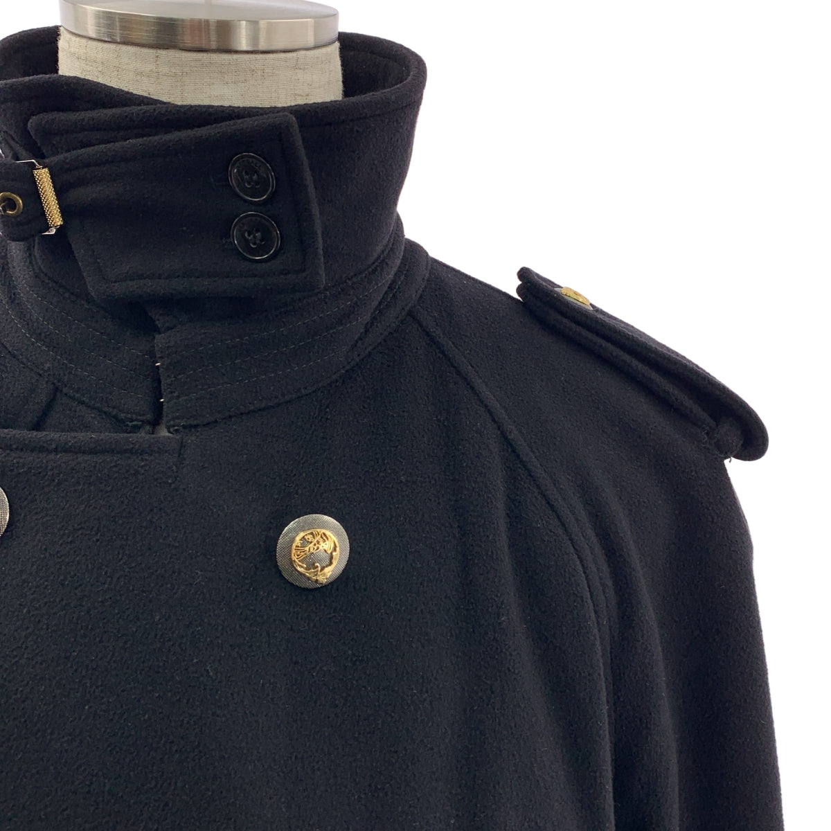 VERSACE / 베르사치 | collection / 울 더블 롱 코트 | 56 | 남성