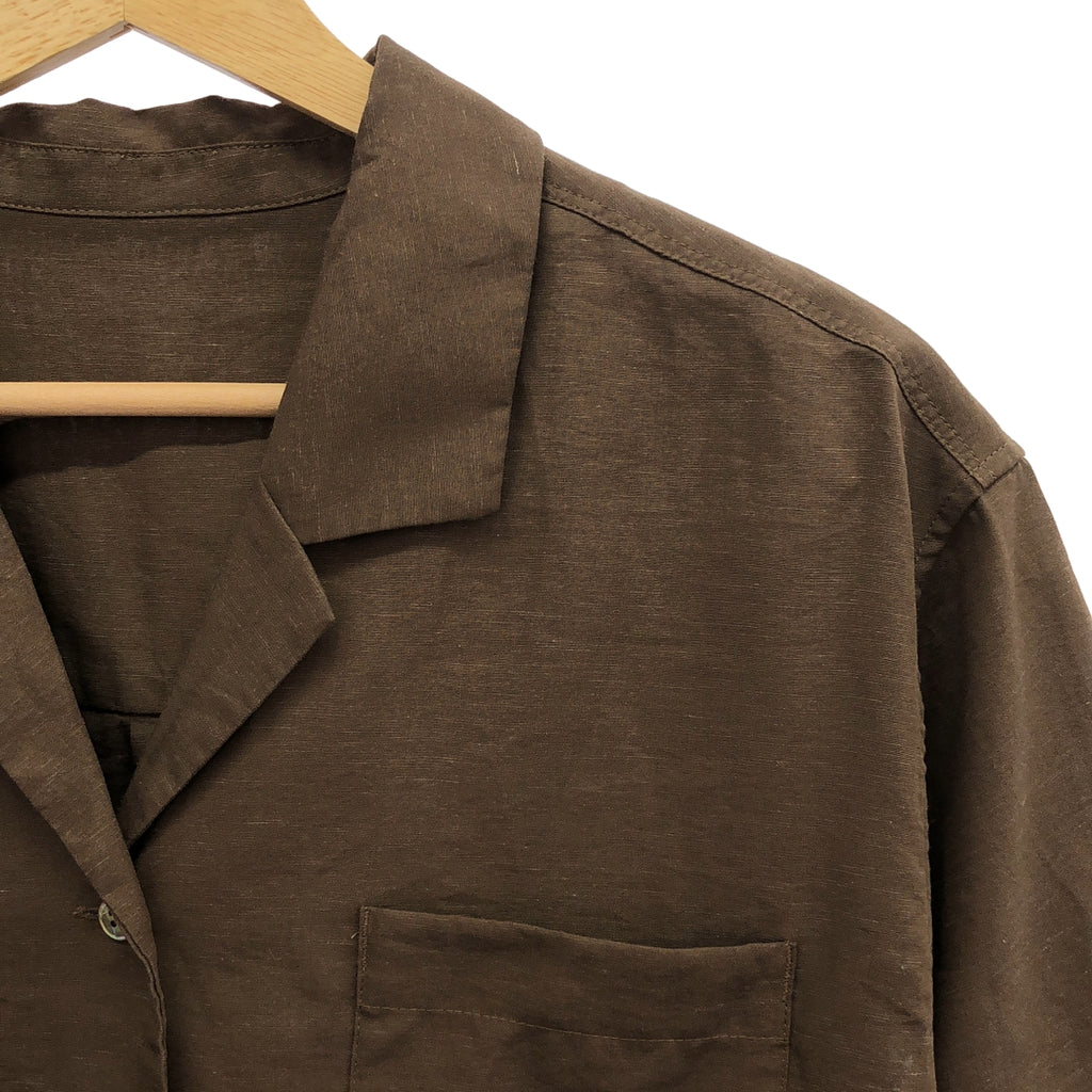 UNITED ARROWS green label relaxing / ユナイテッド アローズ グリーン レーベル リラクシング | セットアップ ―撥水― クロップド シャツ / ウエストゴム タック ワイド パンツ | F / 36 | レディース