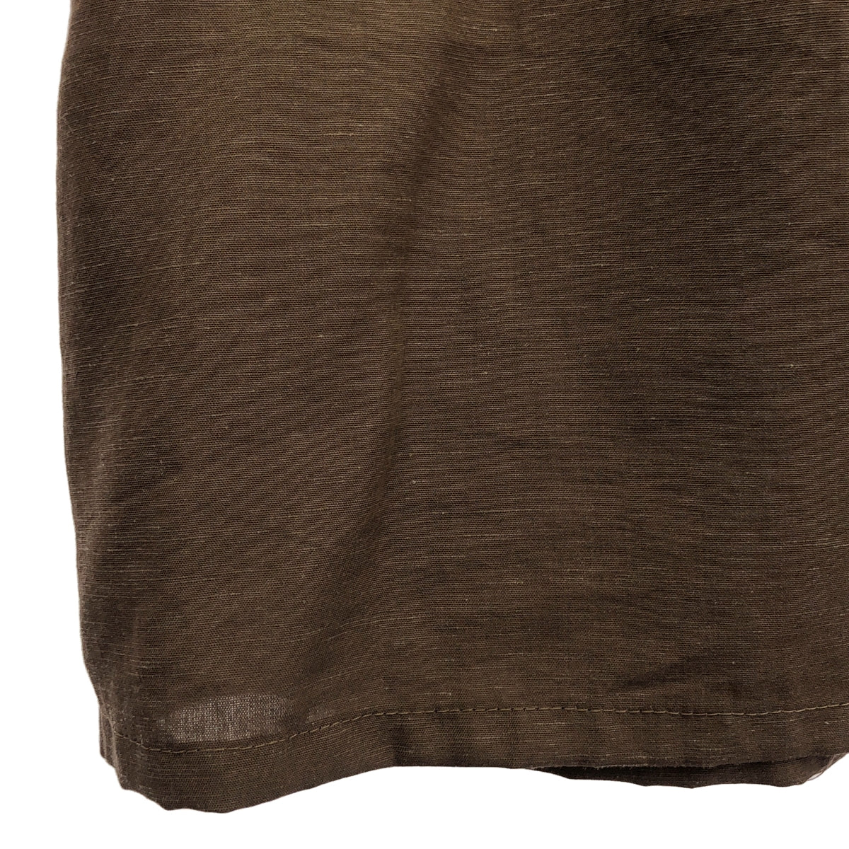 UNITED ARROWS green label relaxing / ユナイテッド アローズ グリーン レーベル リラクシング | セットアップ ―撥水― クロップド シャツ / ウエストゴム タック ワイド パンツ | F / 36 | ブラウン | レディース