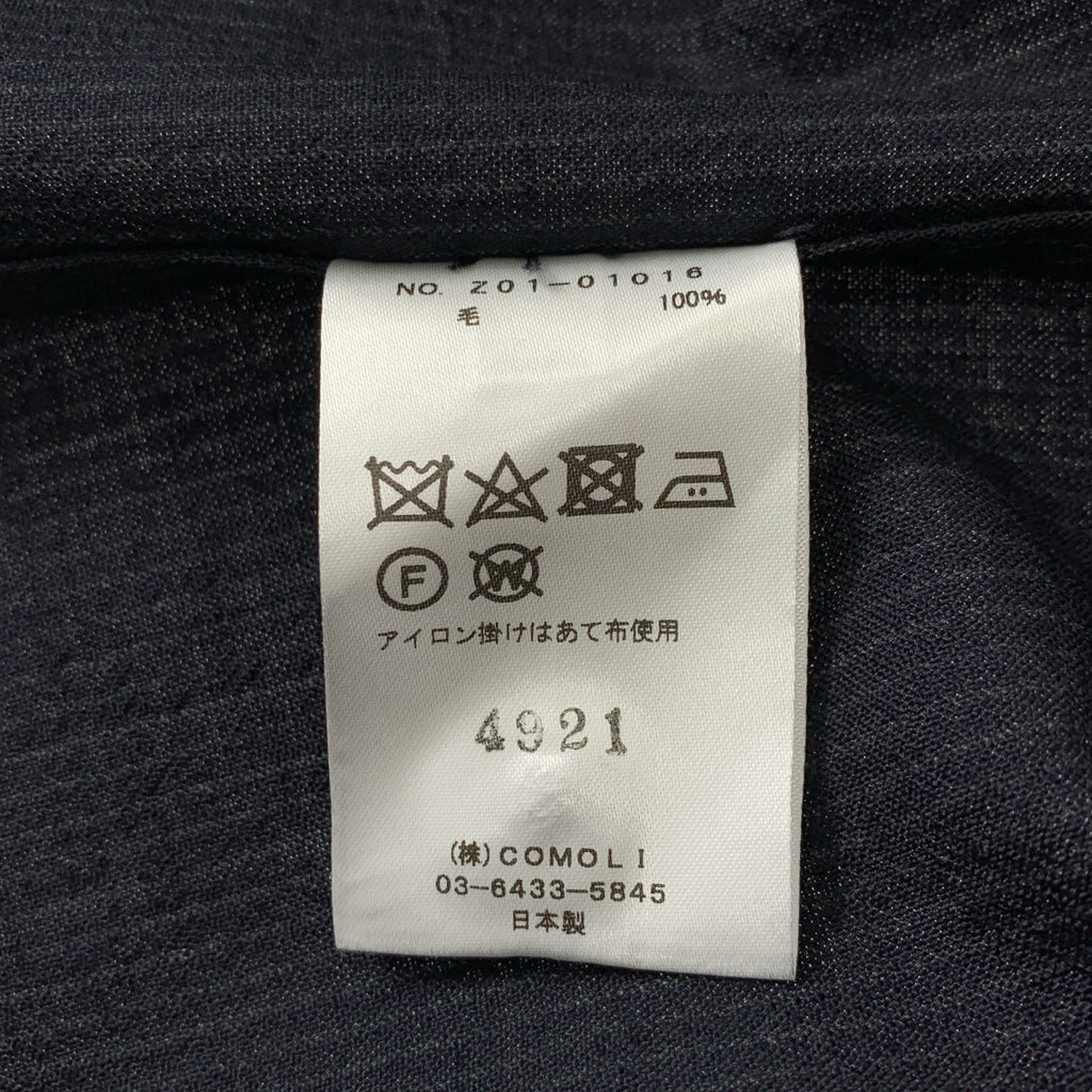 COMOLI / 코모리 | 2024SS | 울 스트라이프 3B 재킷 | 1 | 남성