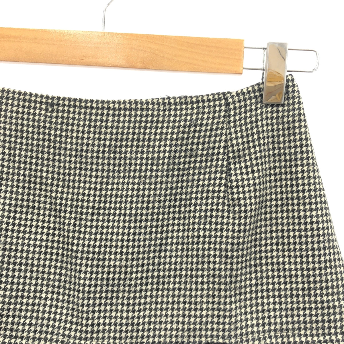 JUNYA WATANABE MAN PINK / 준야와 타나베만 핑크 | 2005AW | 울 치조 격자 레이스 미니 스커트 | M | 여성