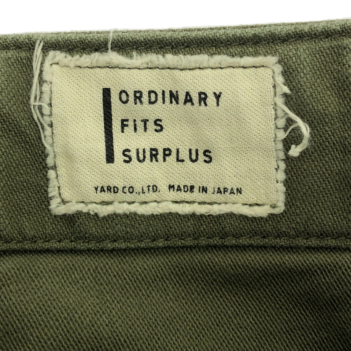 Ordinary fits / オーディナリーフィッツ | SURPLUS LINE UTILITY PANTS ユーティリティ パンツ | 28 | カーキ | メンズ