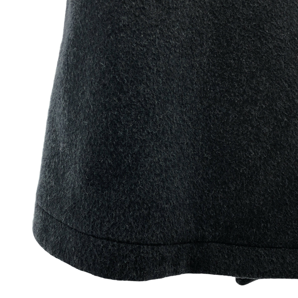 mizuiroind / ミズイロインド | ウール トグルボタン コート フーディ | F | ダークグレー | レディース