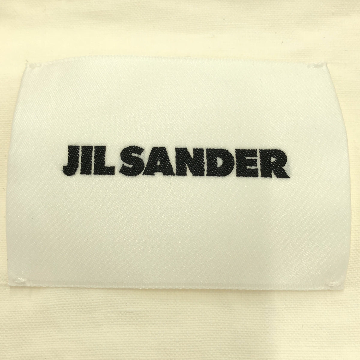 【美品】  JIL SANDER / ジルサンダー | 2022AW | フライフロント バンドカラー オーバー シャツ ブラウス | 36 | エクリュ | レディース