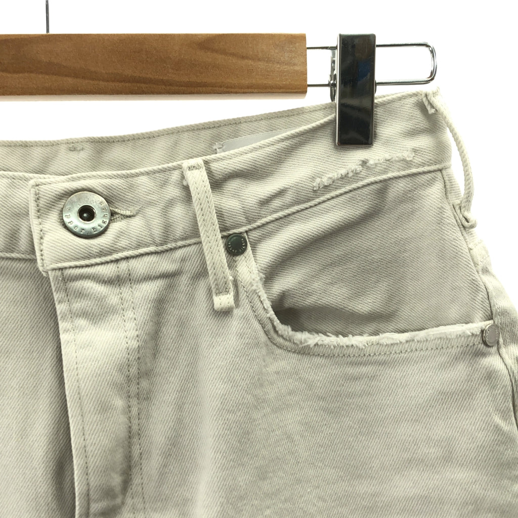 L'Appartement | UPPER HIGHTS THE LIVELY BONE WIDE DENIM / 破洞寬牛仔褲 | 尺寸 24 |