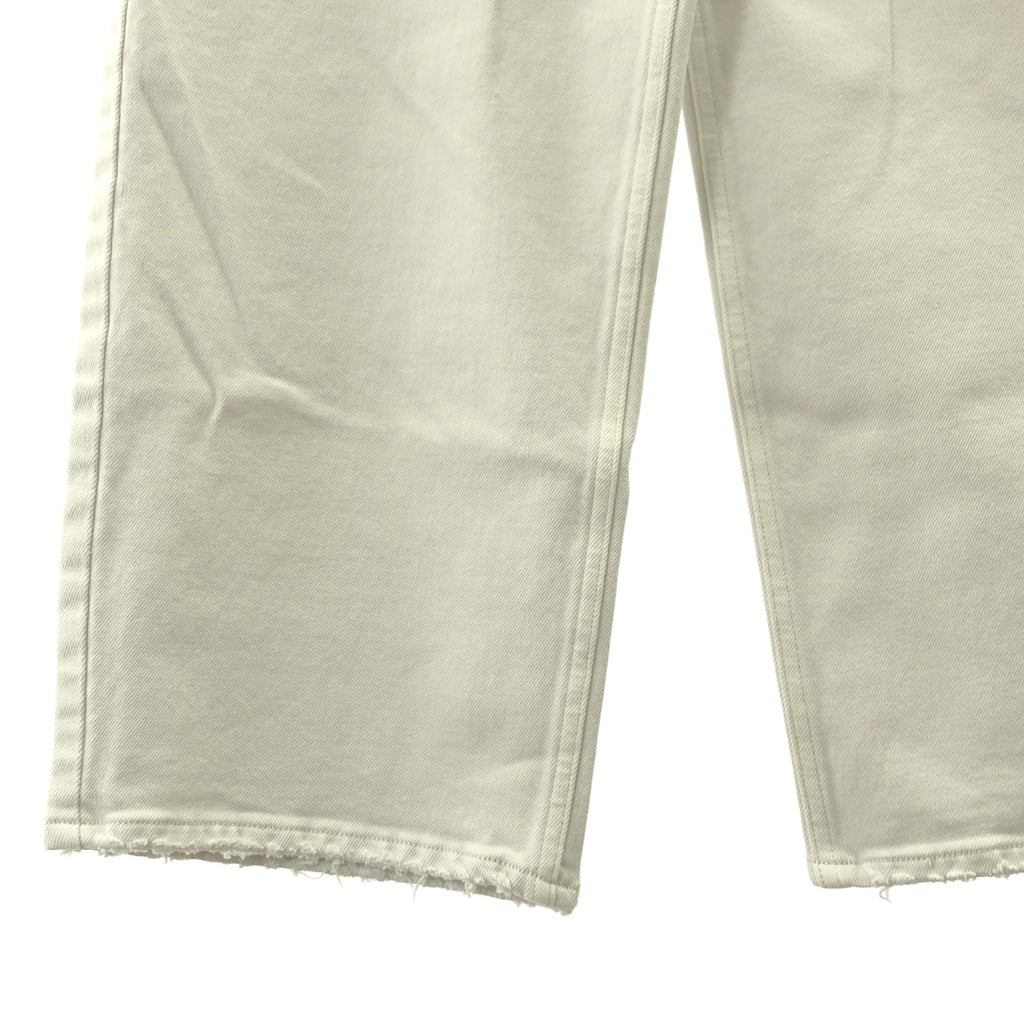L'Appartement | UPPER HIGHTS THE LIVELY BONE WIDE DENIM / 破洞寬牛仔褲 | 尺寸 24 |