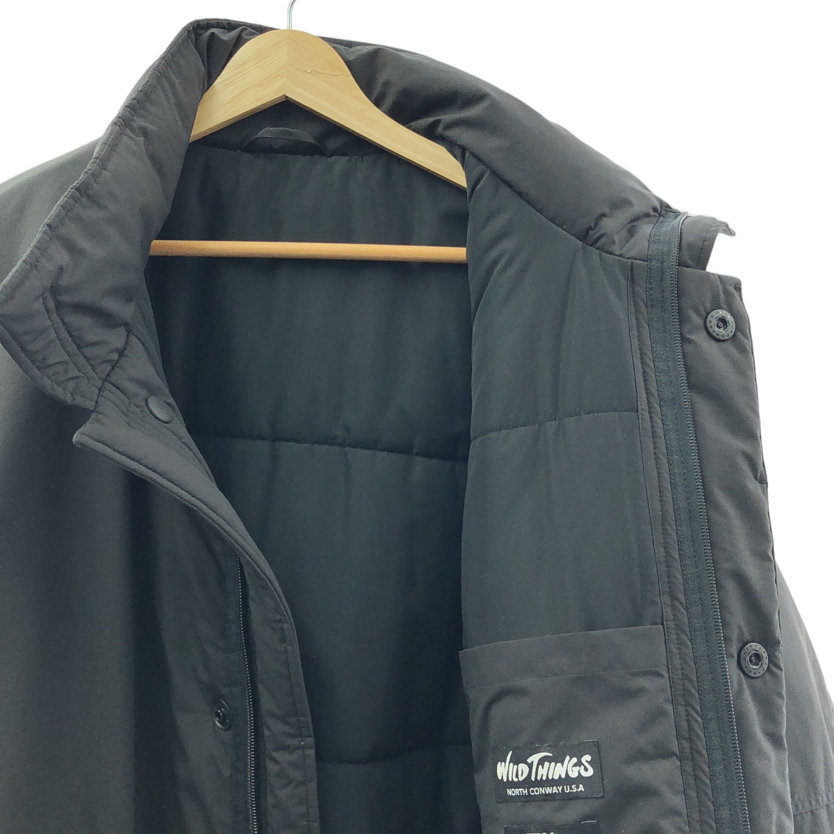 【美品】  WILD THINGS / ワイルドシングス | 2022AW | ×Abu Garcia アブガルシア / COLD WEATHER MONSTER COAT コールドウェザー モンスターコート | L | ブラック | メンズ