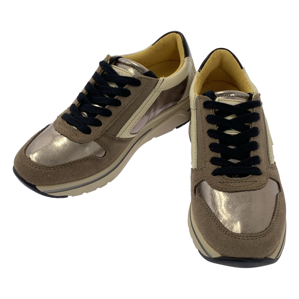 bussola / 부소라 가죽 | 로고 레이스 업 운동화 | 35 |