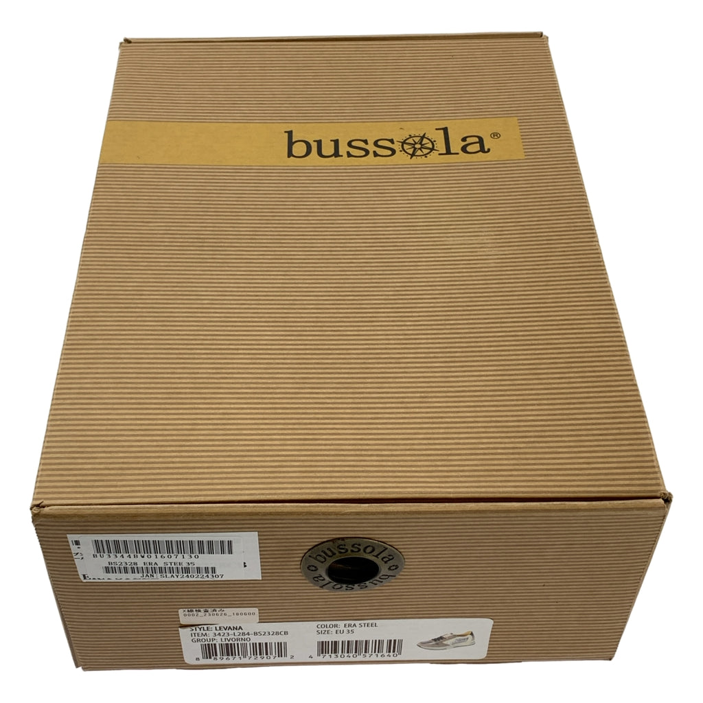 bussola / 부소라 가죽 | 로고 레이스 업 운동화 | 35 |