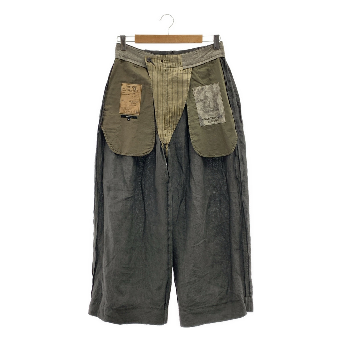 Ziggy Chen | 2025春夏系列 | 七分褲 | 寬褲 | 44碼 | 男款