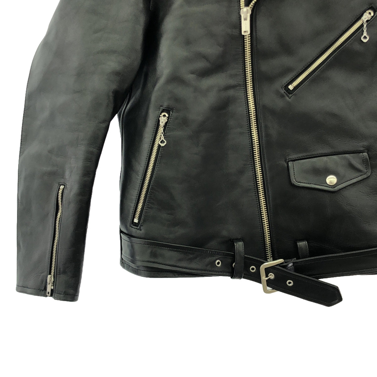 JELADO / ジェラード | STARRY GATE / Horsehide Riders Epaulette Rebel Jacket /ホースハイド レザー ライダース ジャケット | 1 | メンズ