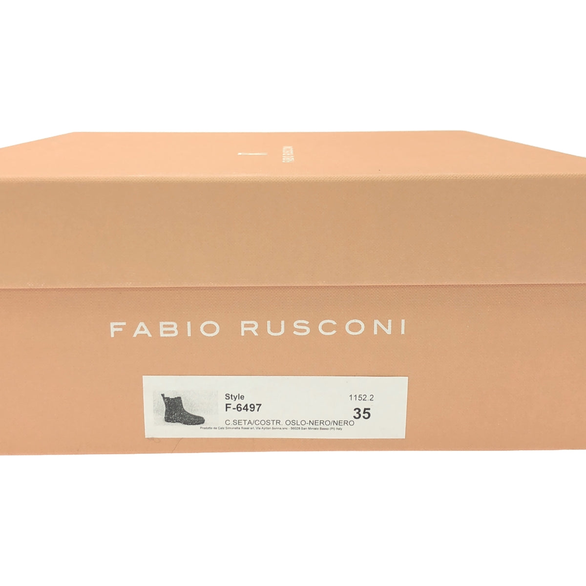 【新品】  Fabio Rusconi / ファビオルスコーニ | F-6497 サイドゴアブーツ | 35 | ブラック | レディース