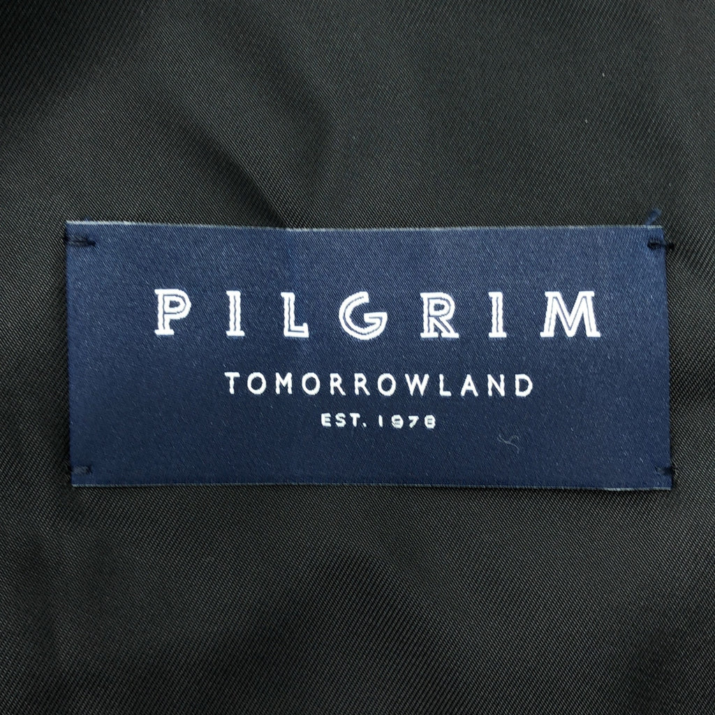 TOMORROWLAND PILGRIM / トゥモローランド ピルグリム | FOX TWEED ウール ヘリンボーン チェスターコート | M | メンズ