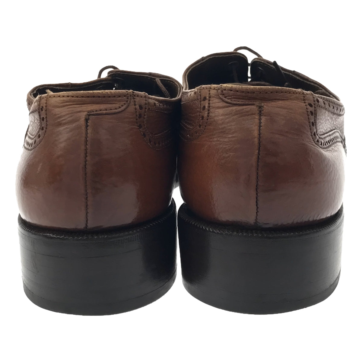 Florsheim Imperial | 97306 Long Wingtip Leather Shoes | 9 1/2A | Brown | Men's