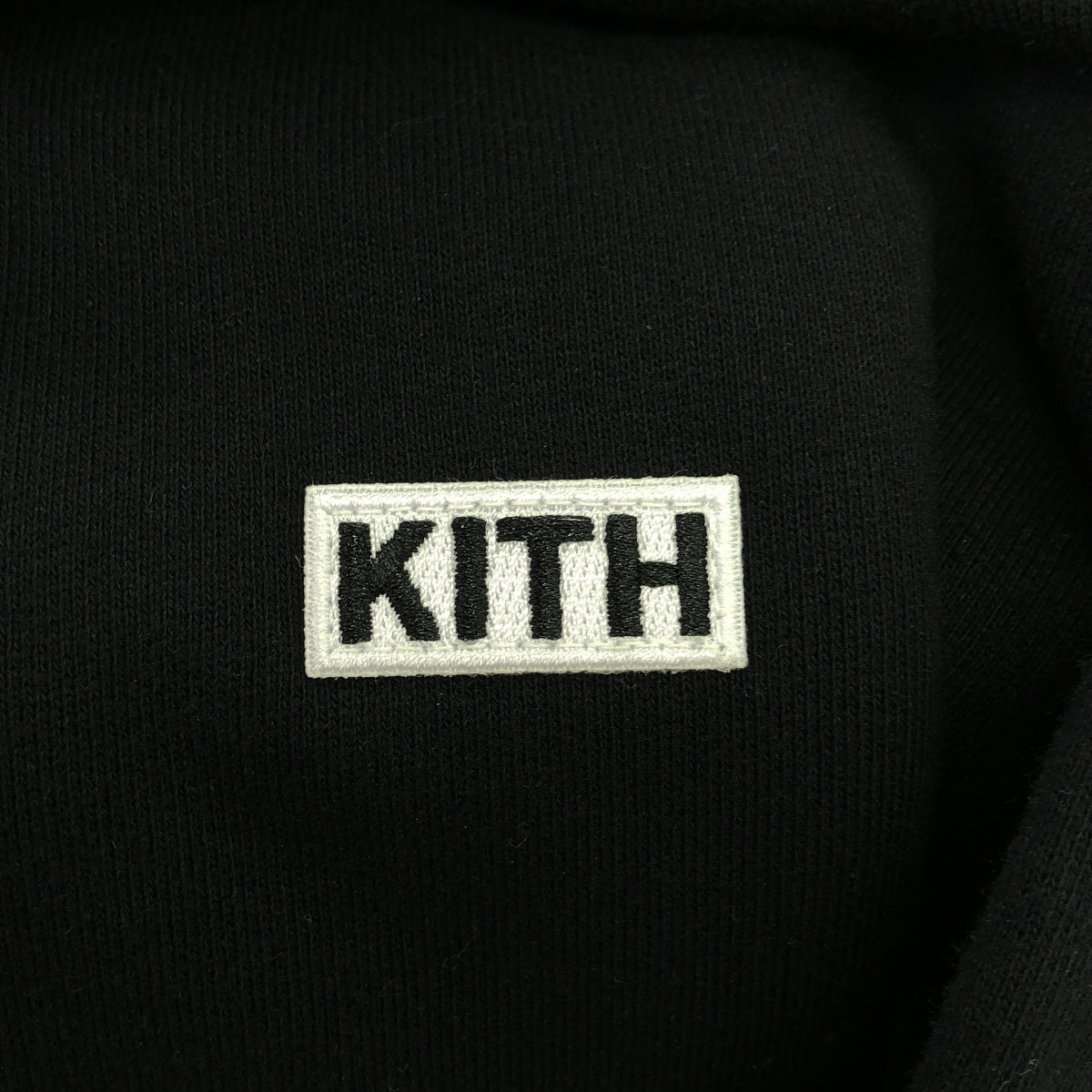 KITH | 2024SS | Williams III 連帽刺繡標誌運動衫 | S |黑色 |男士