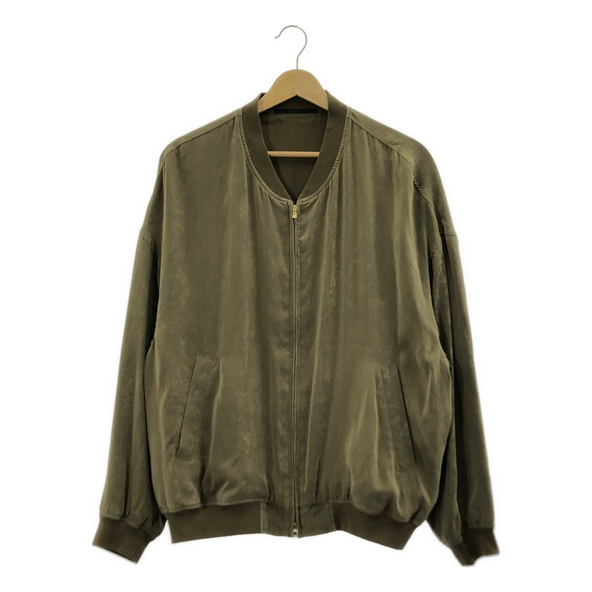 AP STUDIO / エーピーストゥディオ | 2025SS | スエードライク サテンブルゾン | F | レディース