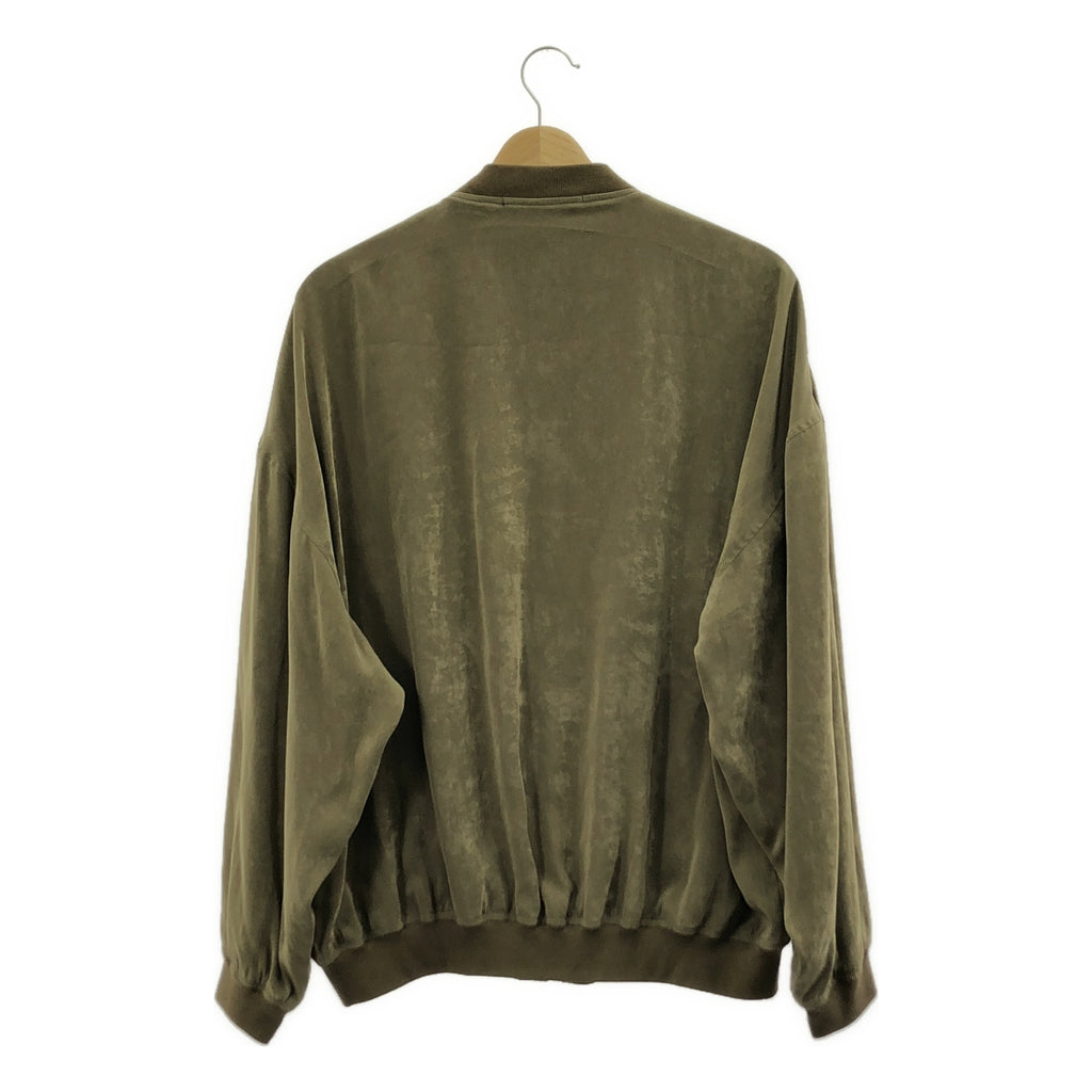 AP STUDIO / エーピーストゥディオ | 2025SS | スエードライク サテンブルゾン | F | レディース